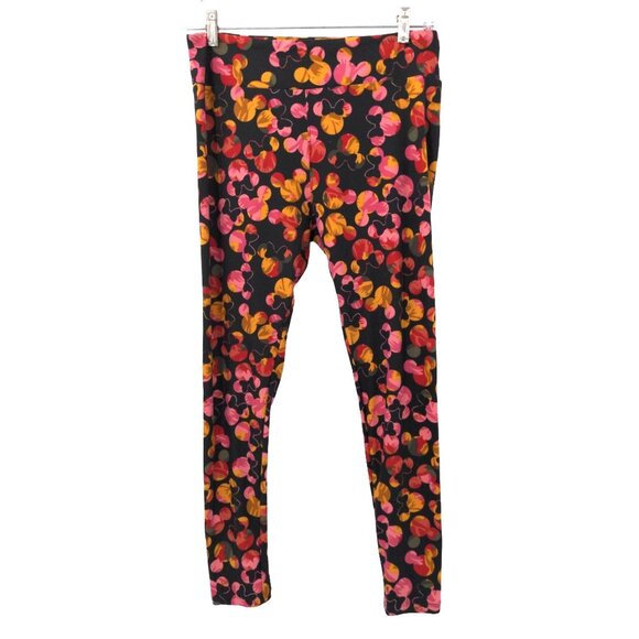 LuLaRoe Disney Mickey Minnie Mouse Leggings Women Tall & Curvy Stretchy Casual - Picture 2 of 6